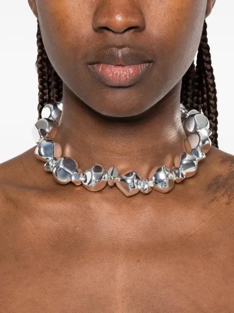 sculptural-link necklace by FEDERICA TOSI