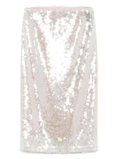 sequinned midi skirt by FEDERICA TOSI