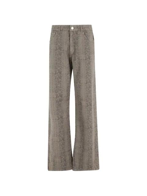 snakeskin jeans by FEDERICA TOSI