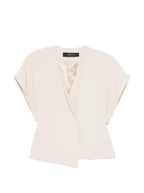 wrap-design asymmetric jacket by FEDERICA TOSI