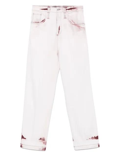 bleached-effect trousers by FEDERICO CINA