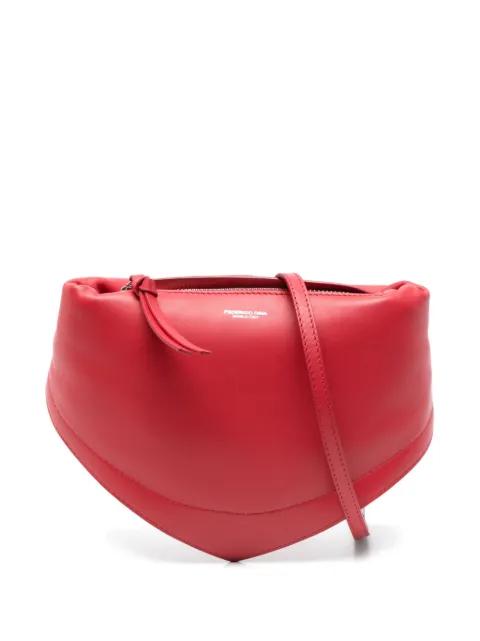 leather shoulder bag by FEDERICO CINA