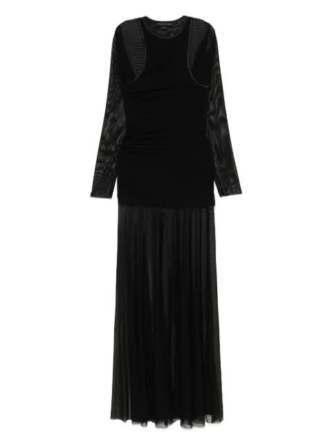 sheer layered dress by FEDERICO CINA