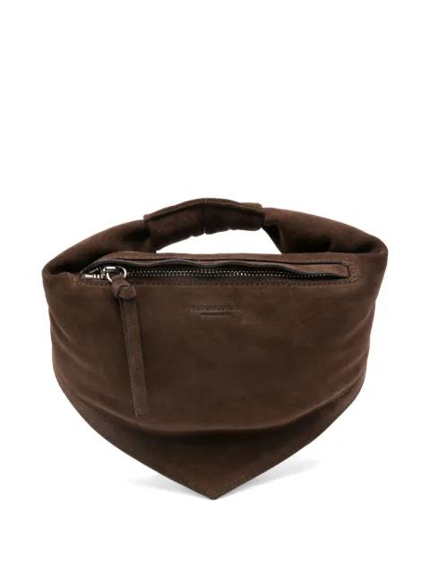 suede tote bag by FEDERICO CINA