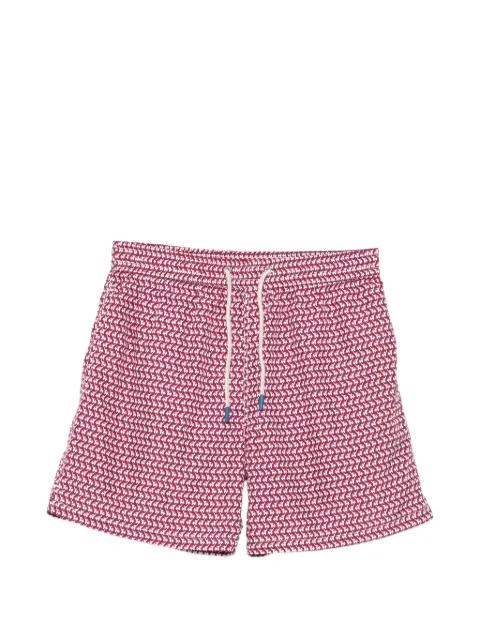 elephant-print drawstring swim shorts by FEFE