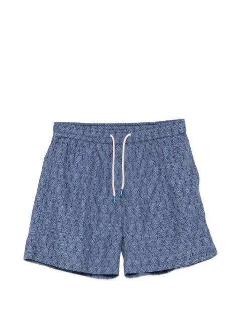 geometric-print drawstring swim shorts by FEFE