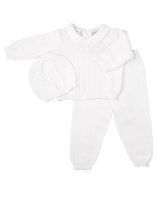 Boys' Cable Knit Two Piece with Hat - Baby by FELTMAN BROTHERS