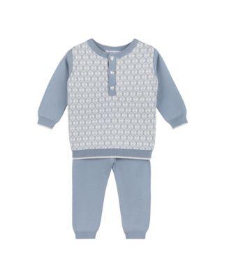 Boys' Diamond Jacquard Knit Set - Baby by FELTMAN BROTHERS