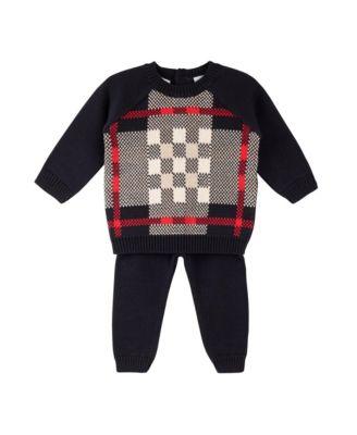 Boys' Plaid Sweater Set - Baby by FELTMAN BROTHERS