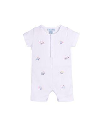 Boys' Vehicle Embroidered Cotton Gown with Hat - Baby by FELTMAN BROTHERS