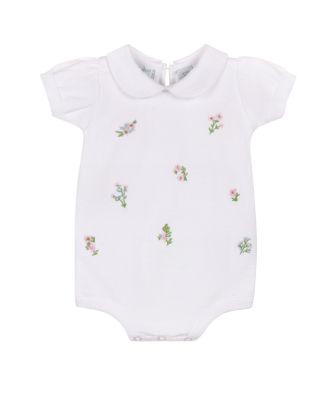 Girls' Embroidered Garden Knit Romper - Baby by FELTMAN BROTHERS