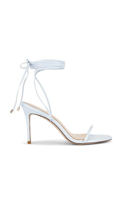 FEMME LA 3.0 Barely There Lace Up Heels in Baby Blue by FEMME LA