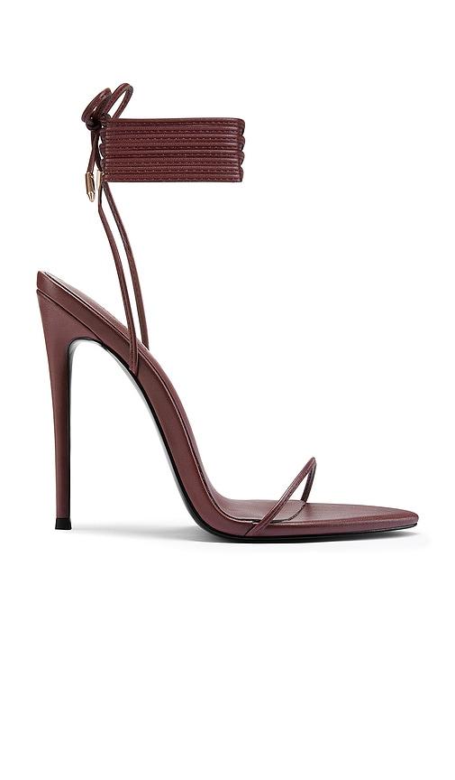 FEMME LA Luce Minimale Heel in Burgundy by FEMME LA