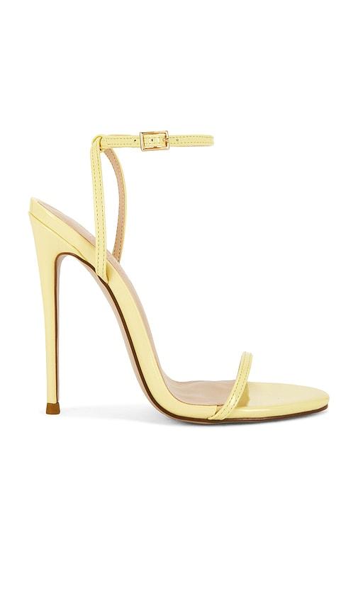 FEMME LA Necessary Sandal in Yellow by FEMME LA