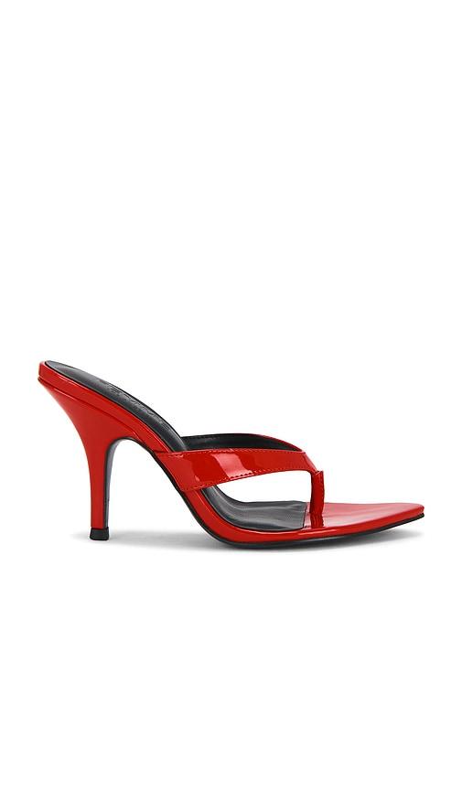FEMME LA Tokyo Thong Sandal in Red by FEMME LA