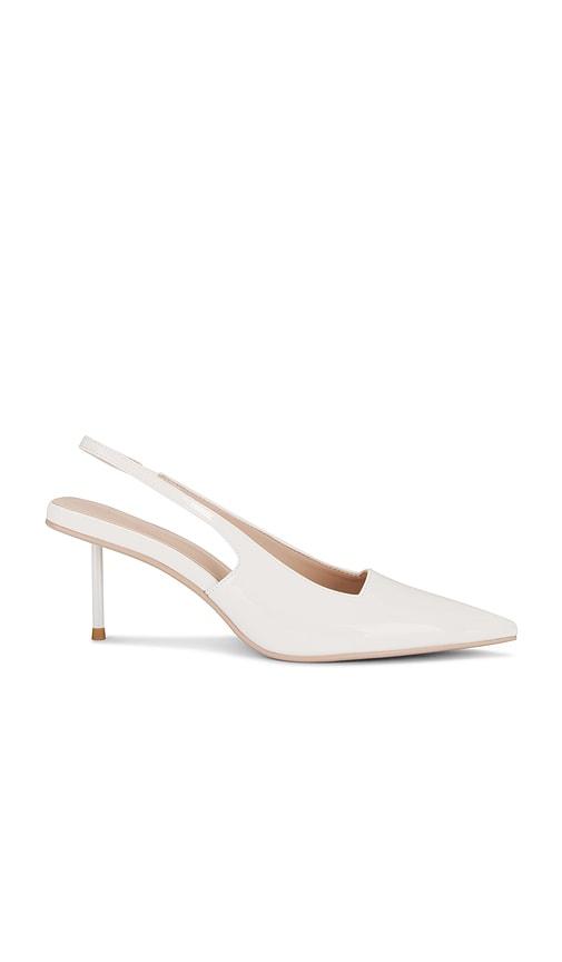 FEMME LA x REVOLVE G55 Kitten Heel in White by FEMME LA