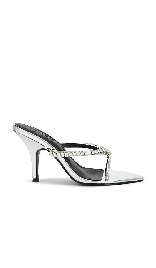 FEMME LA x REVOLVE Tokyo Thong Sandal in Metallic Silver by FEMME LA