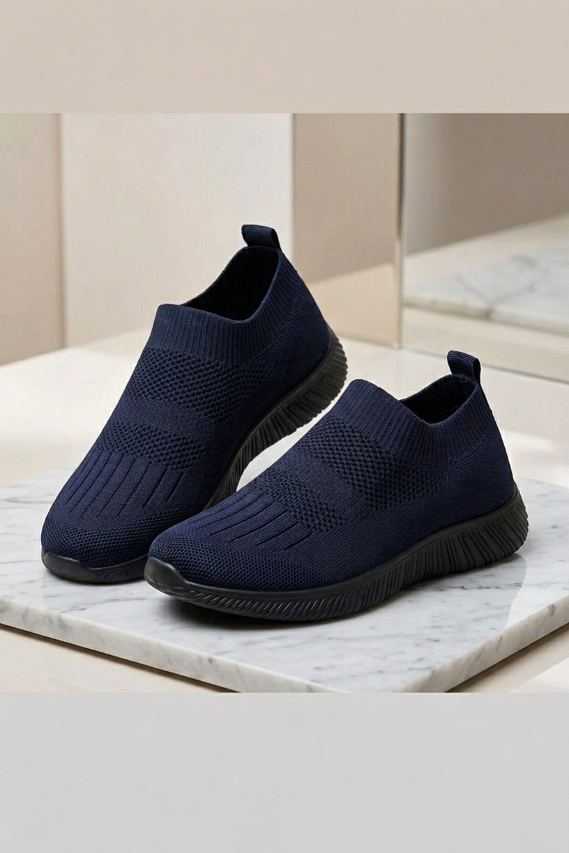 Knitted Lightweight Walking Shoes by FEMME LUXE