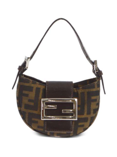 1990-2000s Zucca-pattern handbag by FENDI