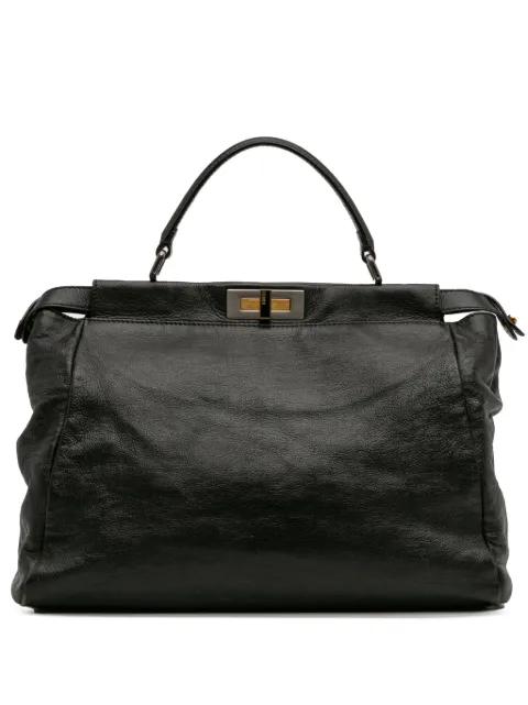 2000-2010 Large Goatskin Peekaboo Iconic satchel by FENDI