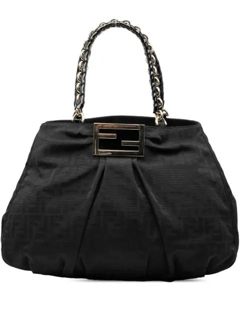 2000-2010 Large Zucca Canvas Mia tote bag by FENDI
