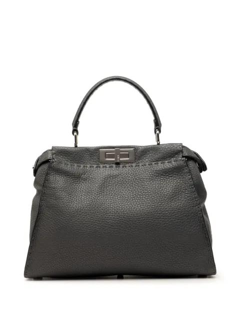 2000-2010 Medium Calfskin Peekaboo Iconic satchel by FENDI