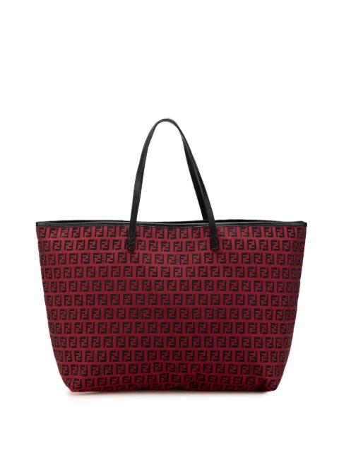 2000-2010 Medium Zucchino Canvas Roll tote bag by FENDI