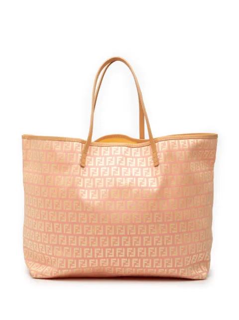 2000-2010 Medium Zucchino Canvas Roll tote bag by FENDI