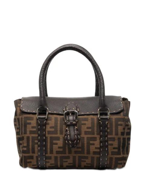 2000-2010 Mini Zucca Canvas Selleria Linda handbag by FENDI