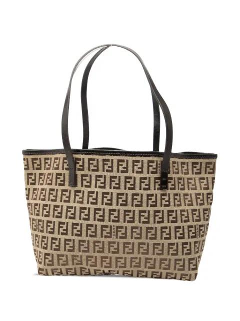 2000-2010 Mini Zucchino Canvas Roll tote bag by FENDI
