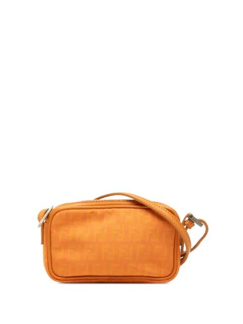 2000-2010 Mini Zucchino Canvas Zip crossbody bag by FENDI