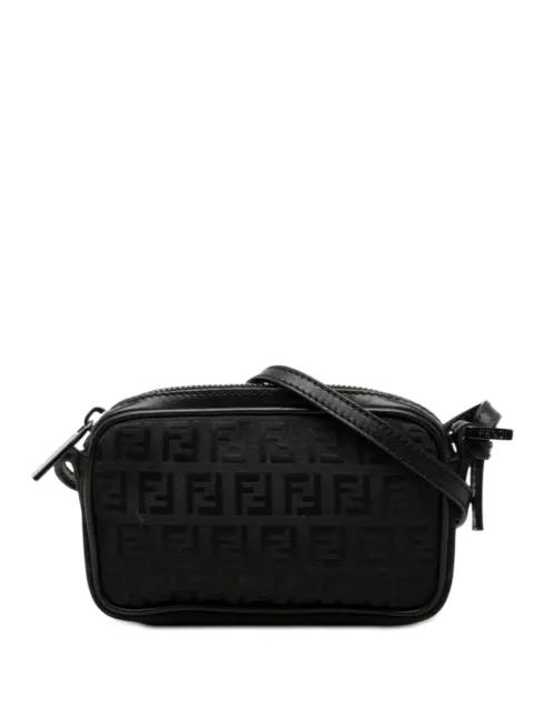 2000-2010 Mini Zucchino Canvas Zip crossbody bag by FENDI