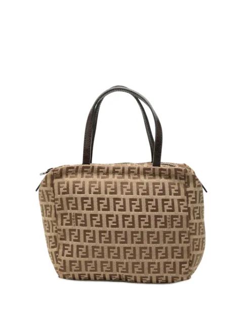 2000-2010 Mini Zucchino Canvas handbag by FENDI