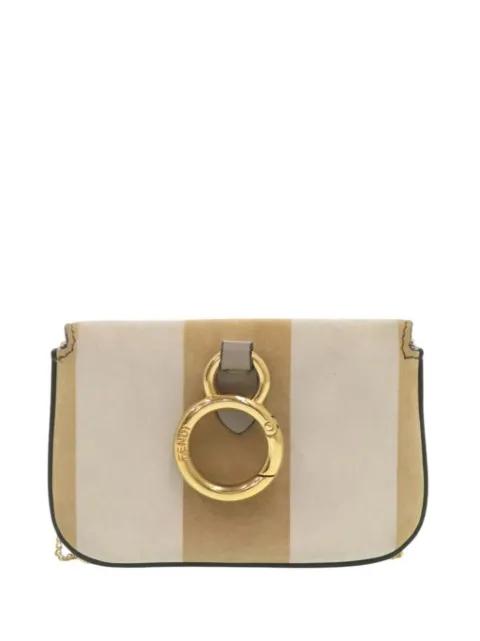 2000-2010 Nano Bicolor Suede Baguette Charm crossbody bag by FENDI