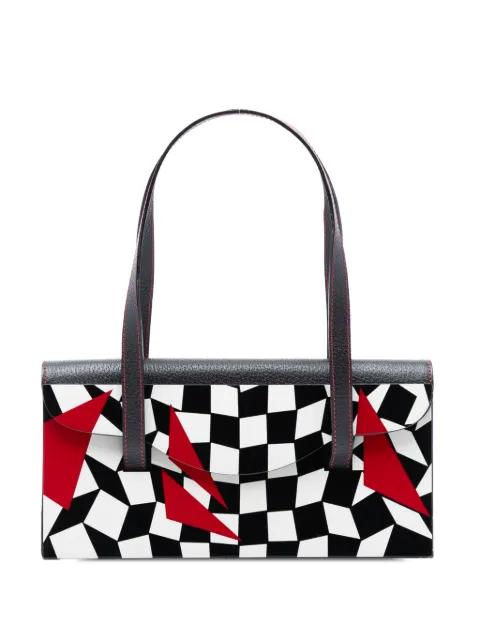 2000-2010 Pigskin Acrylic Glass Geometric shoulder bag by FENDI