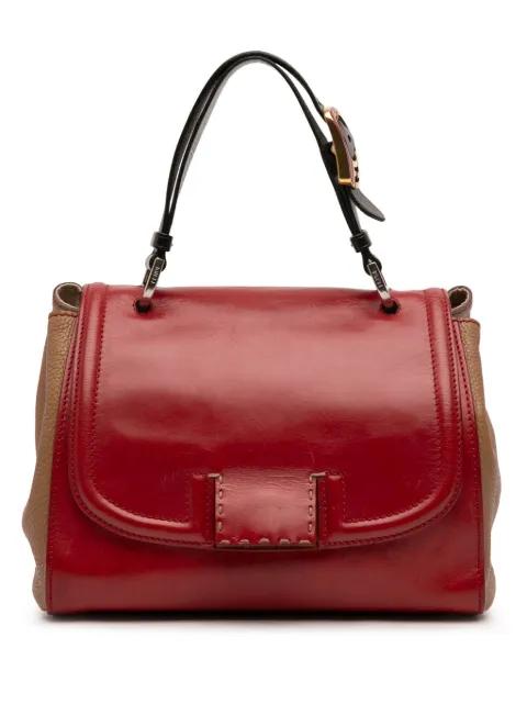 2000-2010 Tricolor Calfskin Silvana Top Handle Bag satchel by FENDI