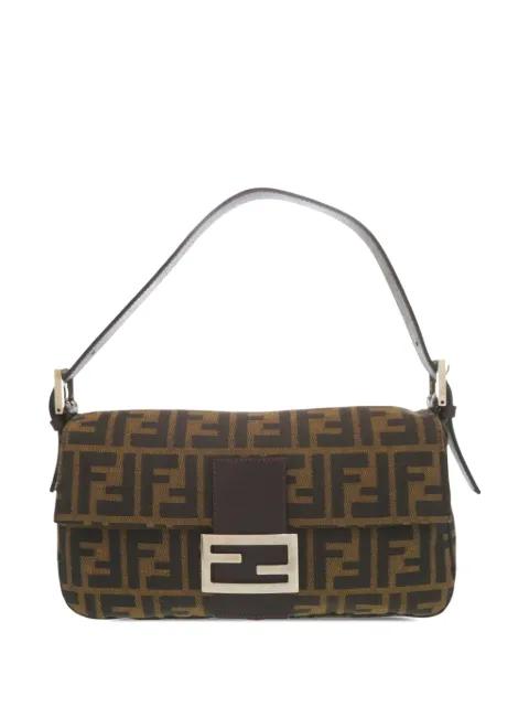 2000-2010 Zucca Canvas Baguette shoulder bag by FENDI