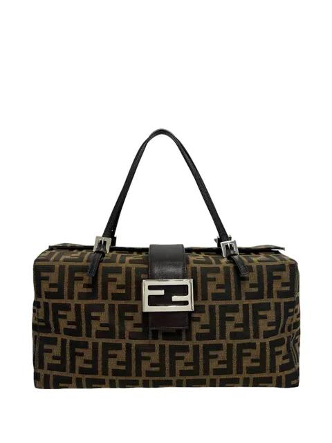2000-2010 Zucca Canvas Bento Box Bag handbag by FENDI