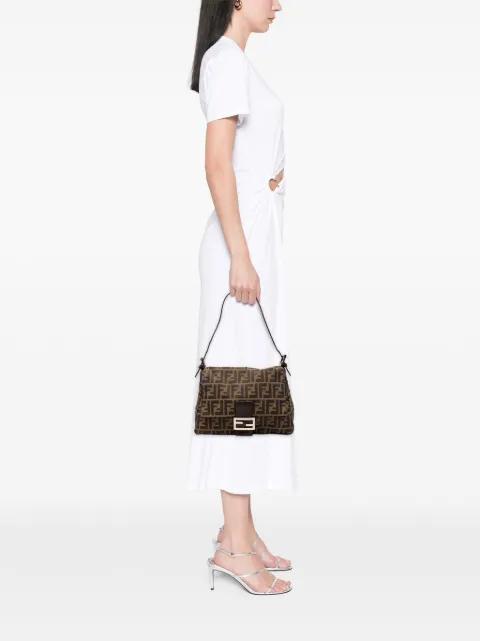 2000-2010 Zucca Canvas Mamma Forever shoulder bag by FENDI