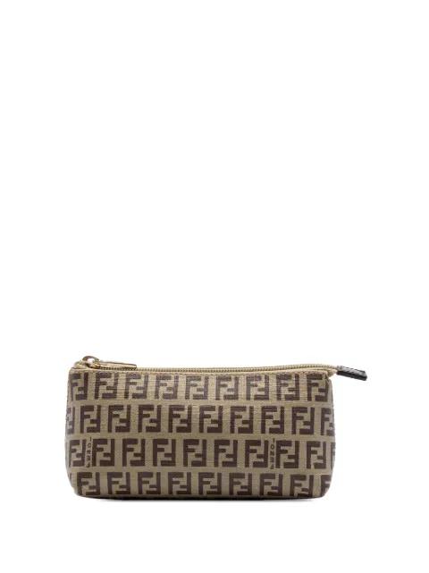 2000-2010 Zucca Canvas Pouch clutch bag by FENDI