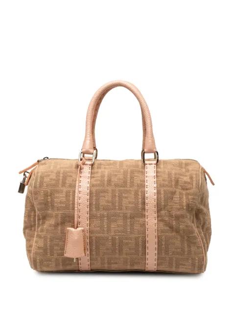 2000-2010 Zucca Canvas Selleria boston bag by FENDI