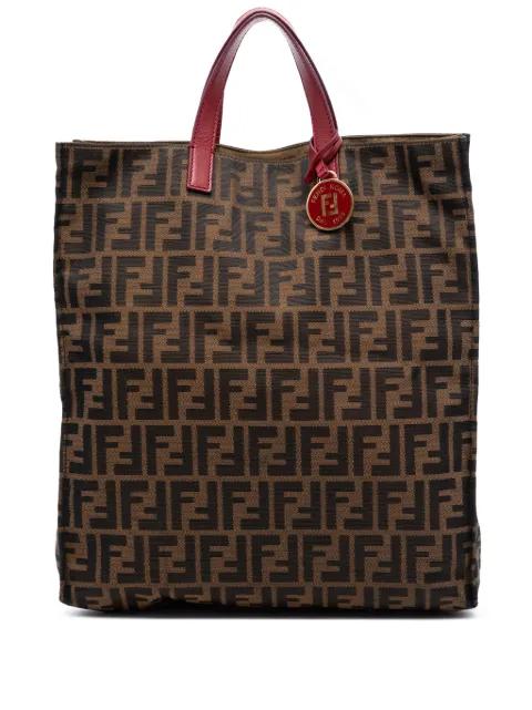 2000-2010 Zucca Canvas Shopping tote bag by FENDI