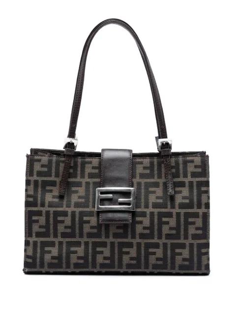 2000-2010 Zucca Canvas shoulder bag by FENDI