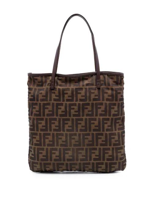 2000-2010 Zucca Canvas tote bag by FENDI