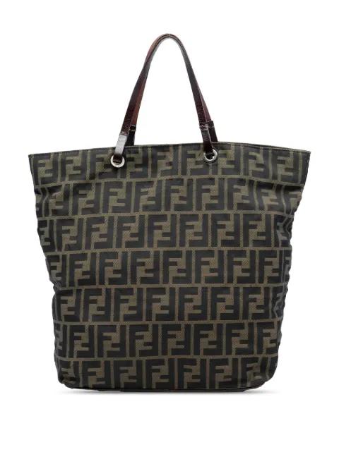 2000-2010 Zucca Canvas tote bag by FENDI