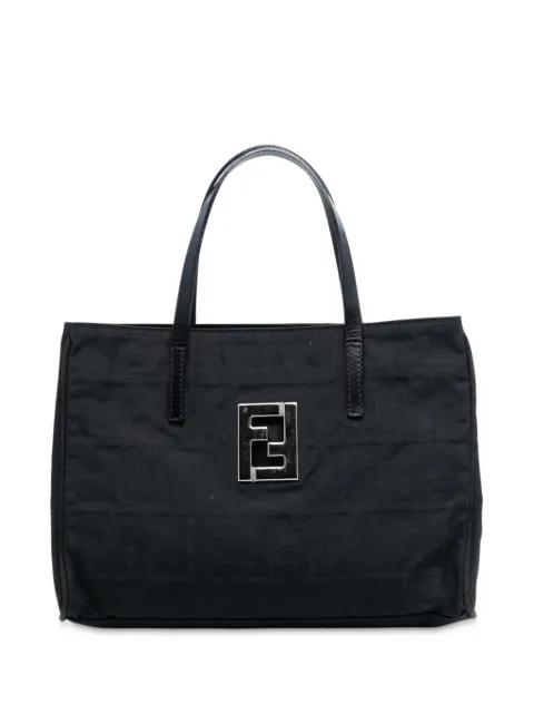 2000-2010 Zucca Canvas tote bag by FENDI