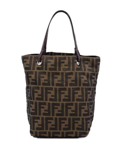 2000-2010 Zucca Canvas tote bag by FENDI