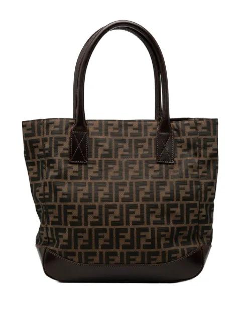 2000-2010 Zucca Canvas tote bag by FENDI