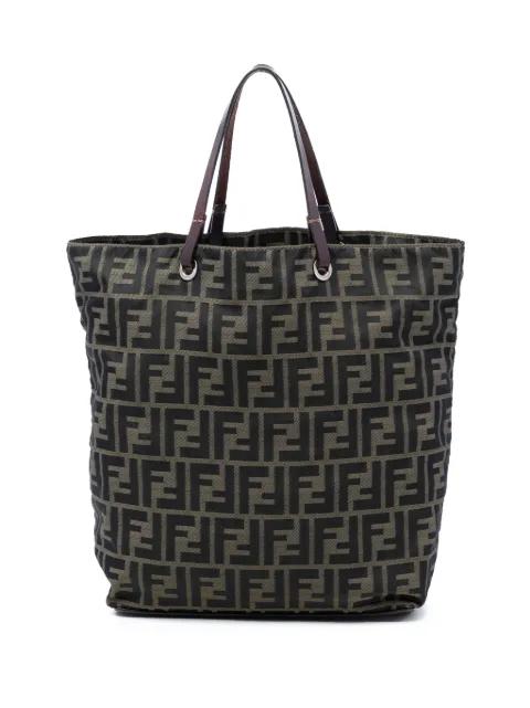 2000-2010 Zucca Canvas tote bag by FENDI