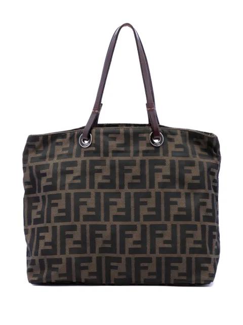 2000-2010 Zucca Canvas tote bag by FENDI